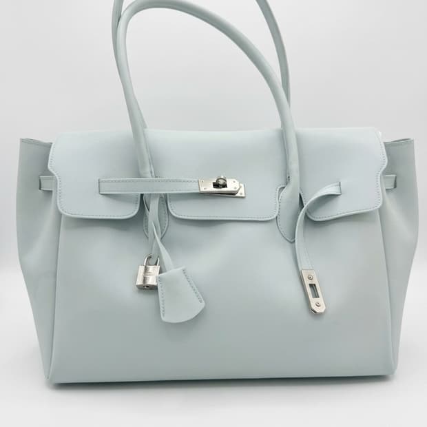 키키 젤리백 blue 버킨젤리 퍼킨백