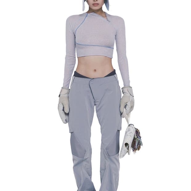 Hyein seo 로우라이즈 팬츠 0