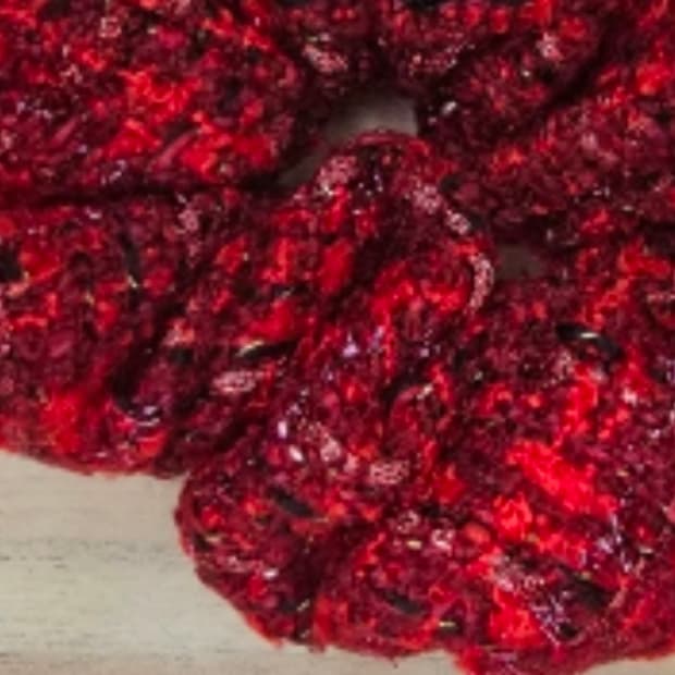 샤넬 트위드 헤어슈슈