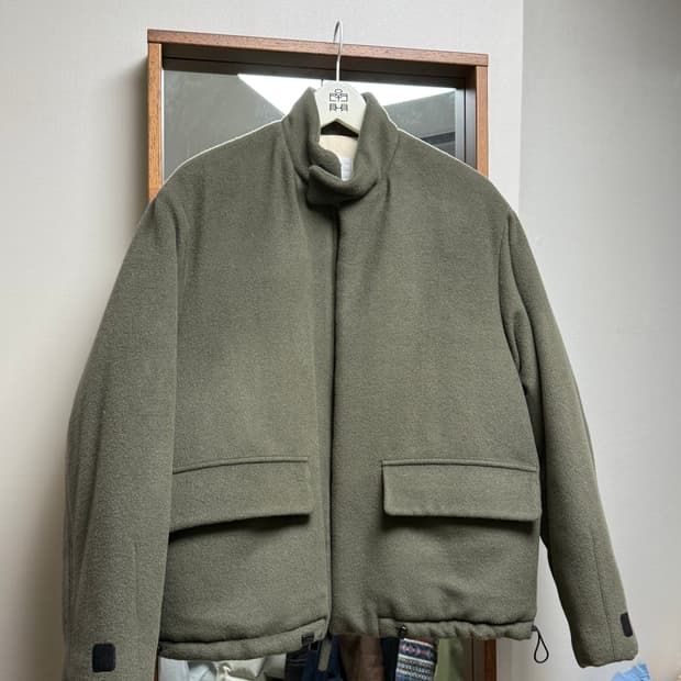 폴리테루 패디드 블루종