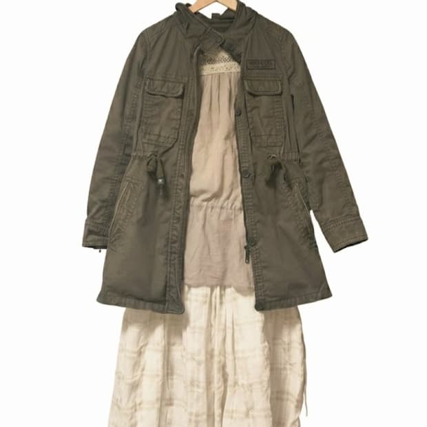 그런지 게스 빈티지 야상