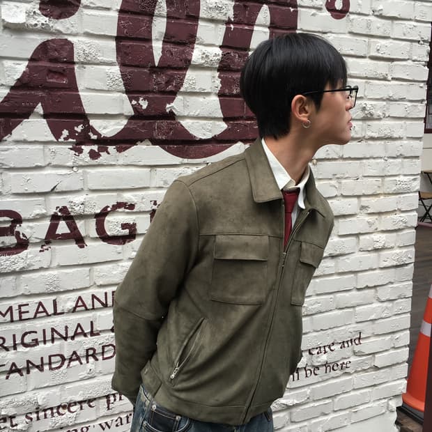 Olive Blouson jacket