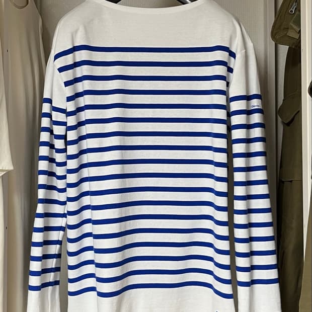 ORCIVAL Marinières - White/Blue Stripe