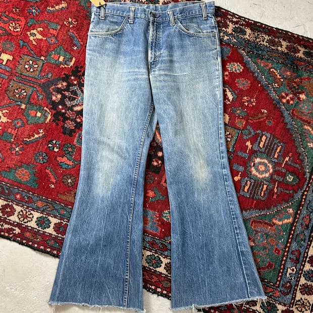 70's USA Made 빈티지 리바이스 684 벨바텀 부츠컷 데님