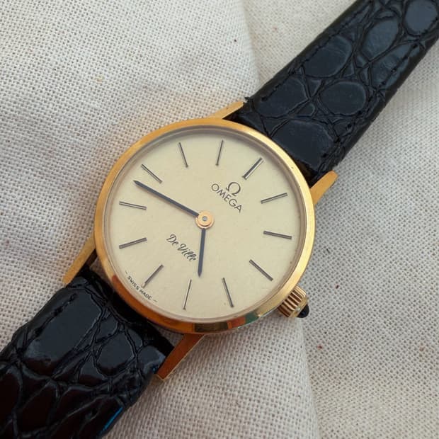 빈티지 오메가 수동 동전 까보숑