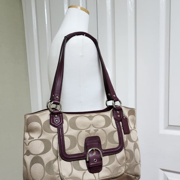 상태굿) 코치 벨 캐리올 숄더백