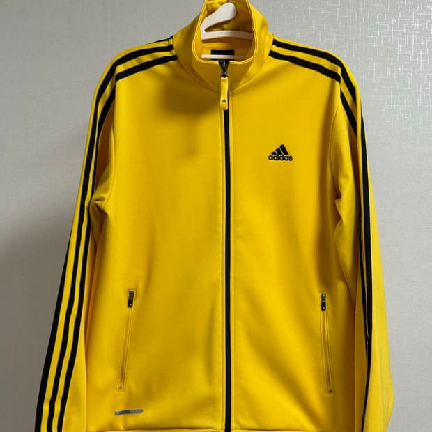 아디다스 트랙탑 져지 옐로우 L