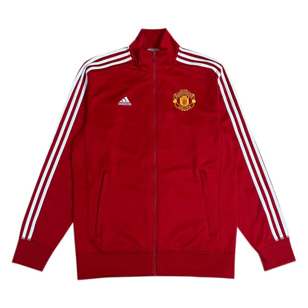 아디다스 맨유 3S 레드 트랙탑 져지