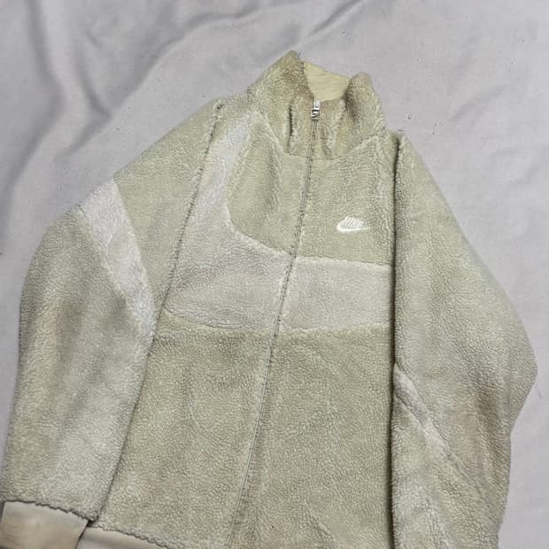 L 나이키 빅스우시 리버시블 나일론 플리스 자켓