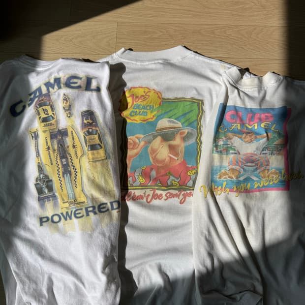 카멜 90s Camel 비치클럽 프로모 빈티지 포켓 티셔츠2