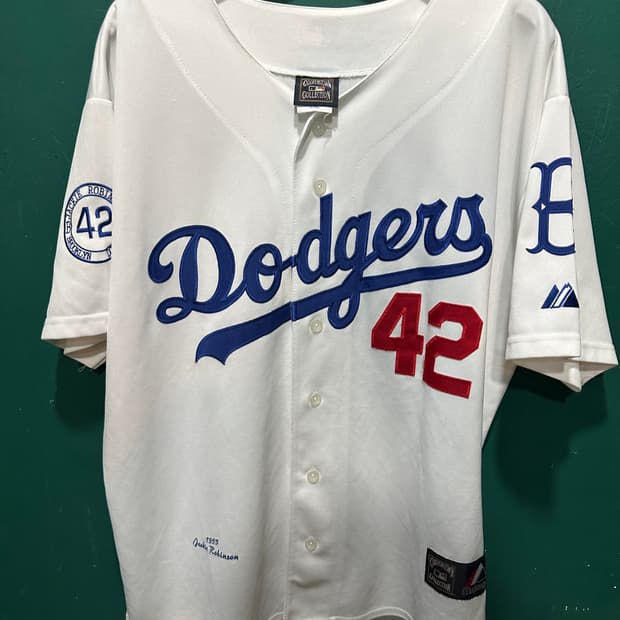 마제스틱 la다저스 재키로빈슨 2XL