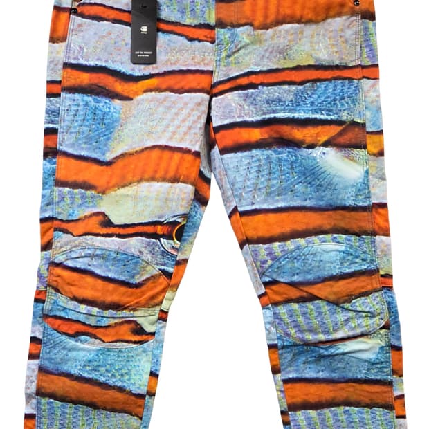 G-Star RAW 프린트 패턴 바지(W26/L30)