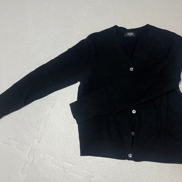 무신사 스탠다드 블랙 가디건 s