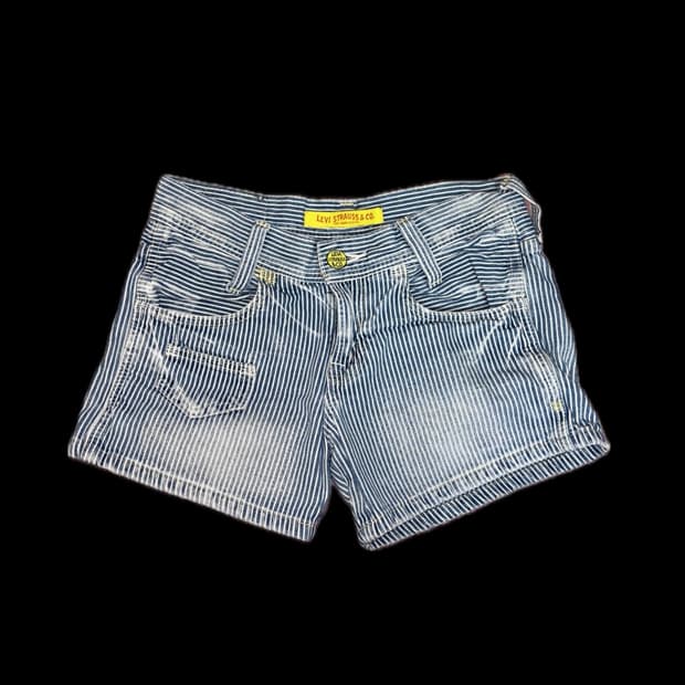 빈티지 스트라이프 리바이스 반바지