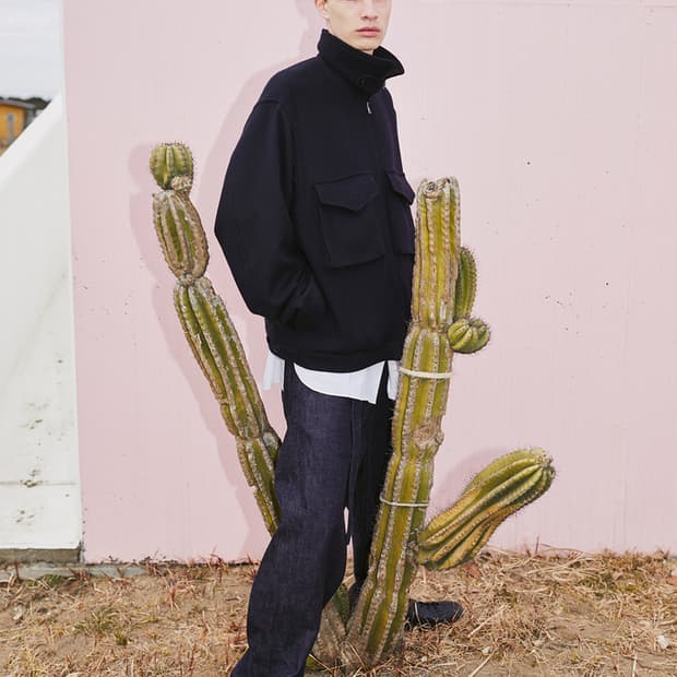 블럼스 blurhms 데님롱 벨티드 팬츠