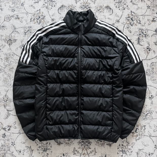 아디다스 삼선 경량패딩