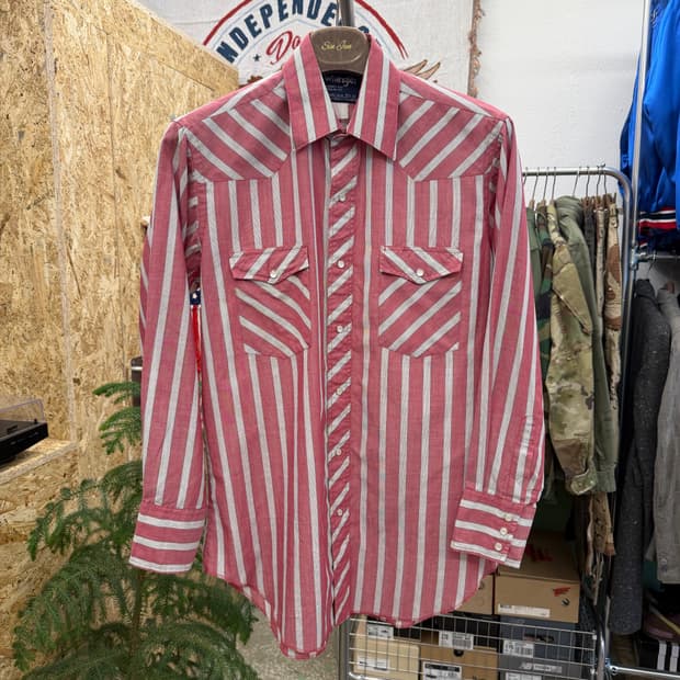 랭글러 스트라이프 웨스턴 셔츠