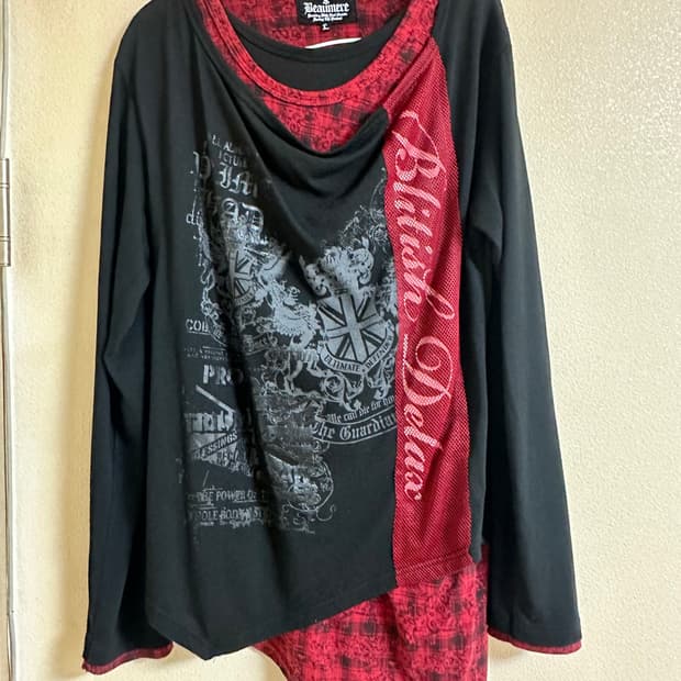 BEAUMERE 레이어드 티셔츠