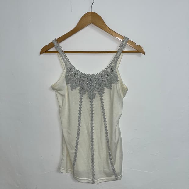 앤틱 화이트 페어리 글리터 슬리브리스