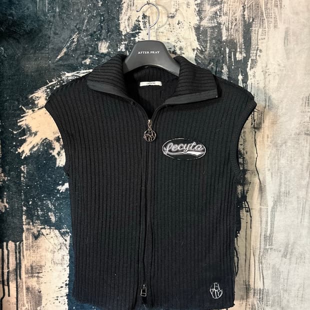 lecyto zip half knite jacket