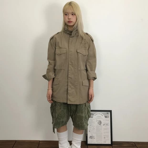 00's Avirex Field Jacket Beige