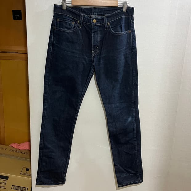 (32/30) 리바이스 511 진청 슬림 스트레이트진 데님 청바지