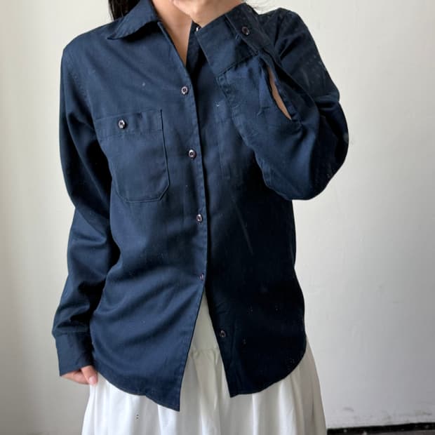 [L] 일본 네이비 셔츠