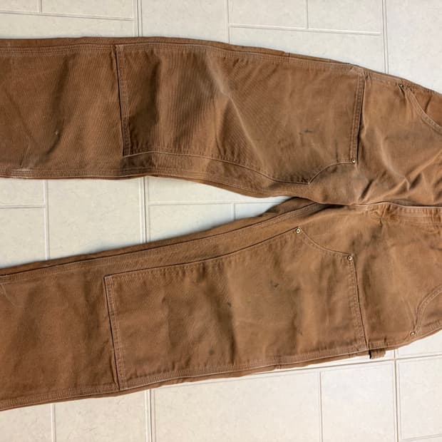 칼하트 더블니 브라운 36x30