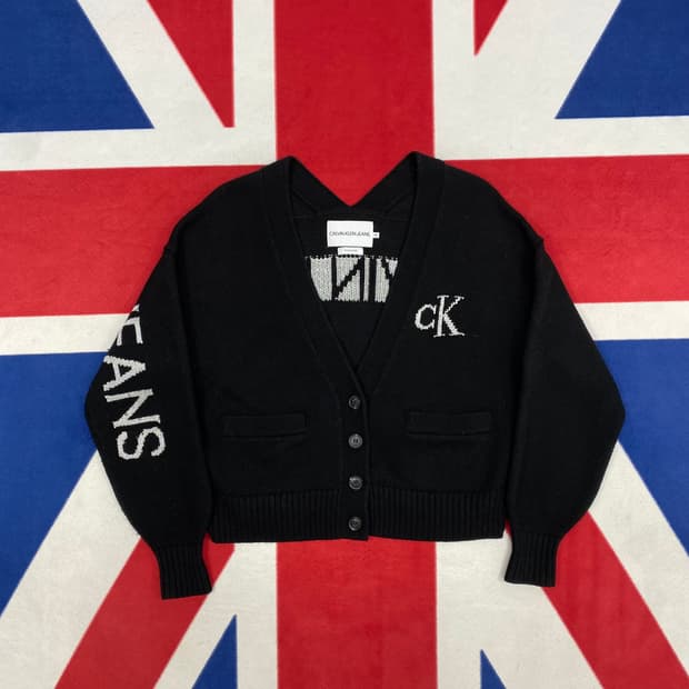 캘빈클라인 오버핏 가디건 여성 XS