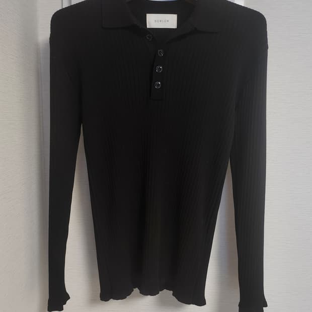 바우로 메이드 골지니트 슬림 카라티 L 