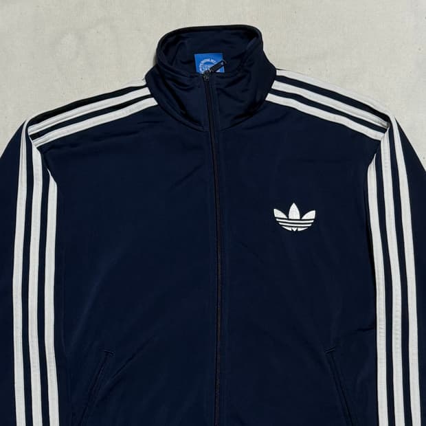 100 아디다스 파이어버드 네이비 트랙탑