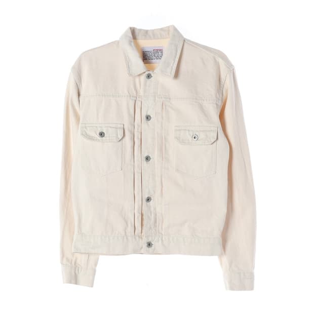 벌스데이수트 아이보리 데님 트러커 자켓 S