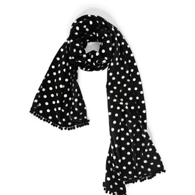 김아홉 머플러  [9.hope] pom dot muffler (BIG)
