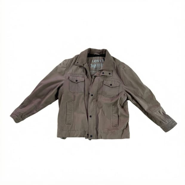 리바이스 브라운 야상 자켓 XXL 