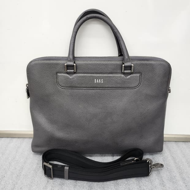 닥스 정품 남성용 올 천연가죽 브리프케이스