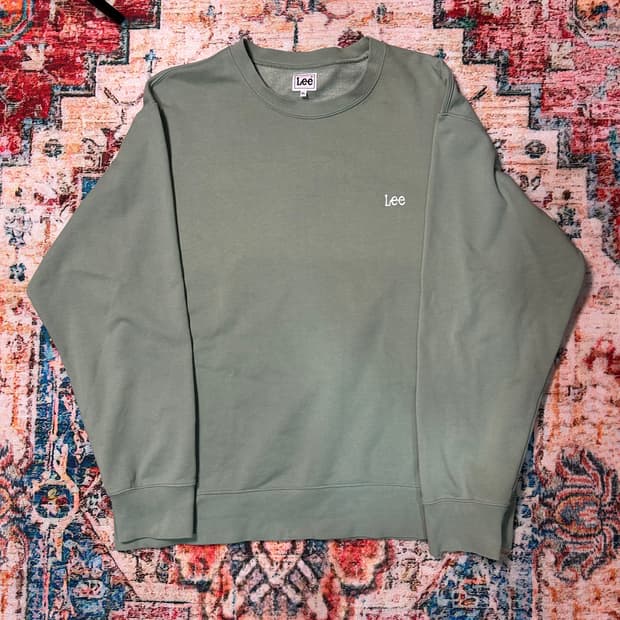 [XL] Lee 재팬 루즈핏 백로고 스웻셔츠