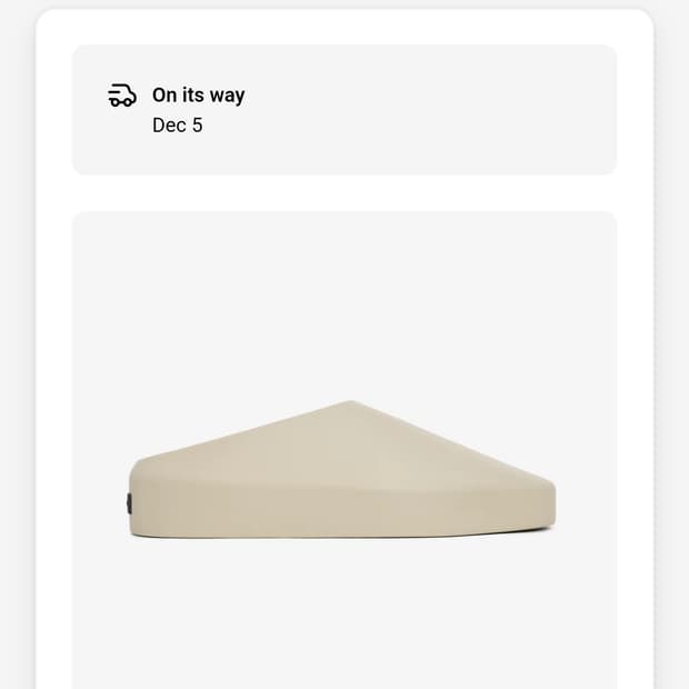 피어오브갓 캘리포니아뮬2.0 taupe 42사이즈