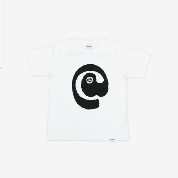 더왈드 반팔 티셔츠 (at symbol cotton tee white)
