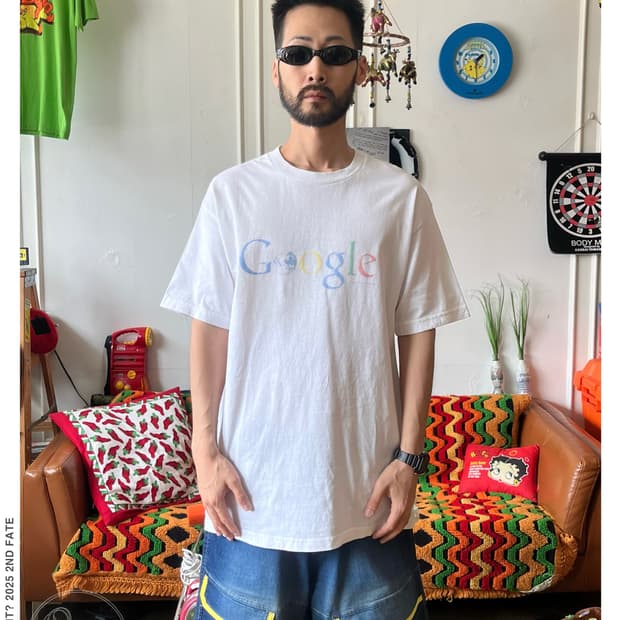 2001年 Google "Earth Day" Promo T-Shirt