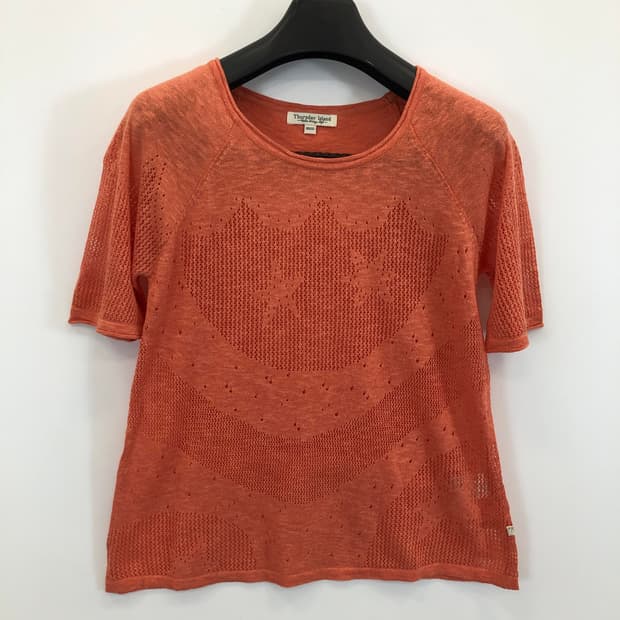 써스데이아일랜드 린넨 크로셰반팔 85