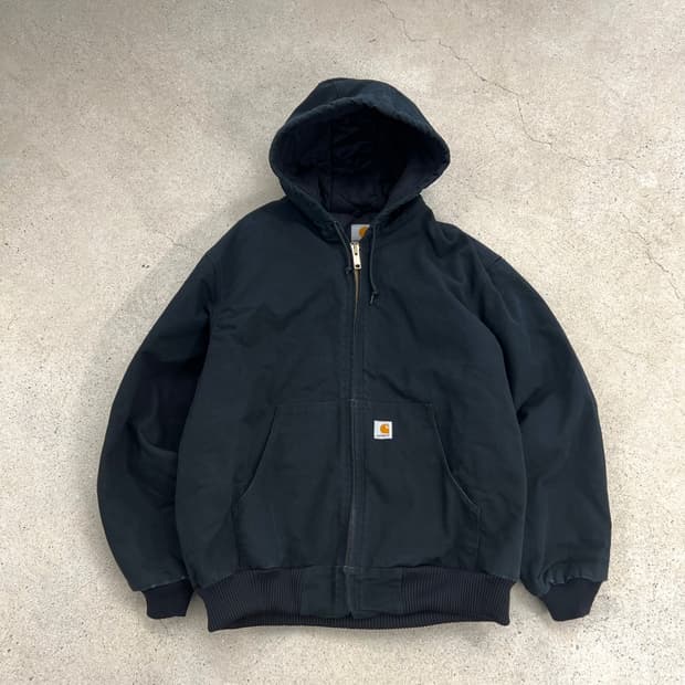 칼하트 J140 블랙 액티브 자켓 