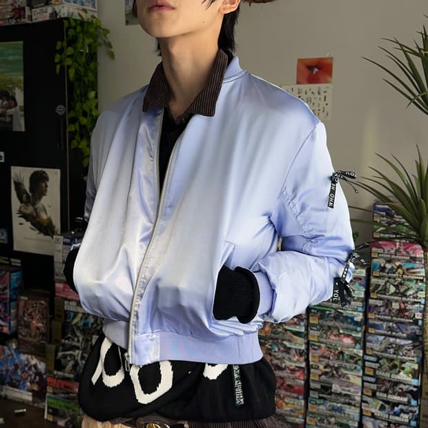 Chip Clip Mini 사이드 스트링 글로시 블루종