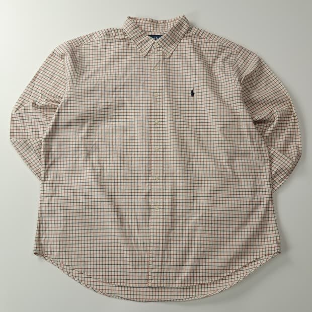 CJ401 2XL 폴로 빅사이즈 00s 테터솔체크 셔츠 남방