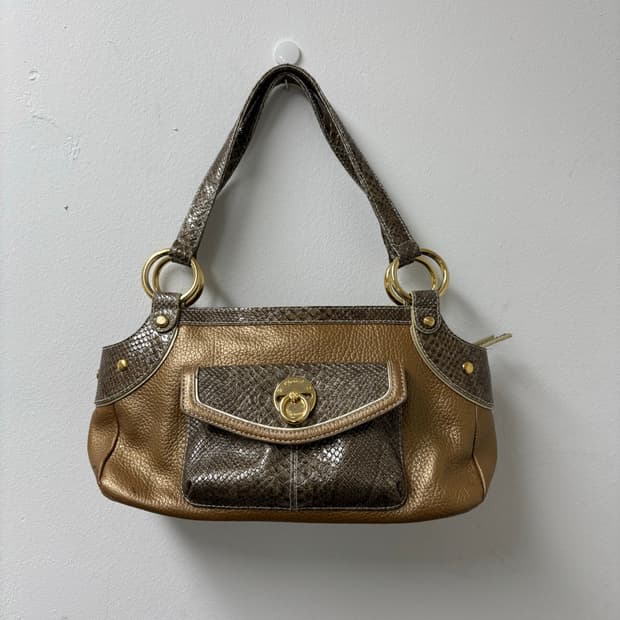 “Capacci“ Crocodile Leather Detail Y2K B