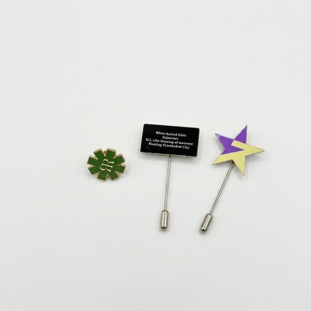 라프시몬스 20ss 핀 브로치 세트 