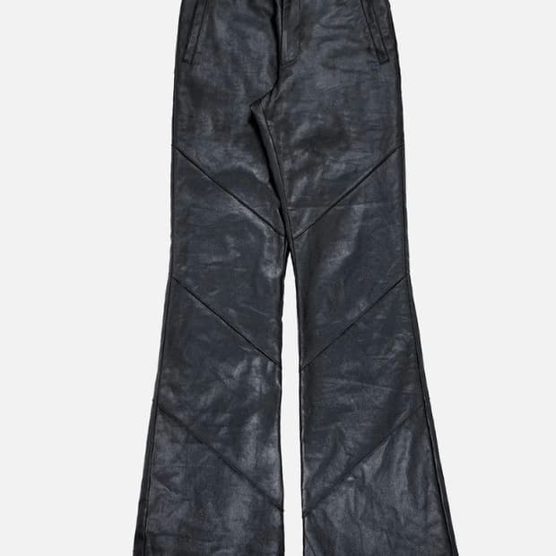 SACHRAGA HELIX WAXED COTTON TROUSERS 34