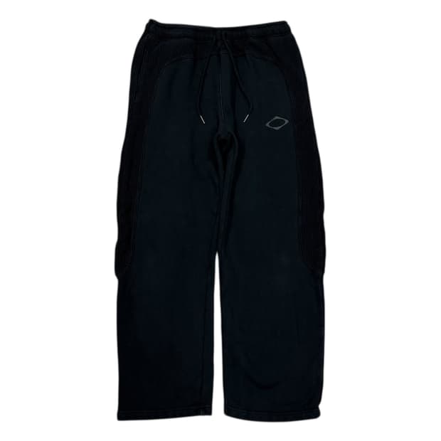 미스치프 롬버스 와플 기모 스웻팬츠 바지 블랙 M