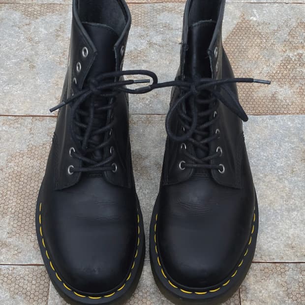 (290)닥터마틴 1460 윈터그립 블랙 부츠