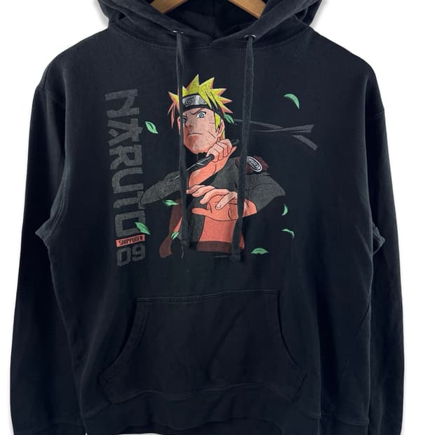 00s 나루토 오피셜 프린팅 후드티2074