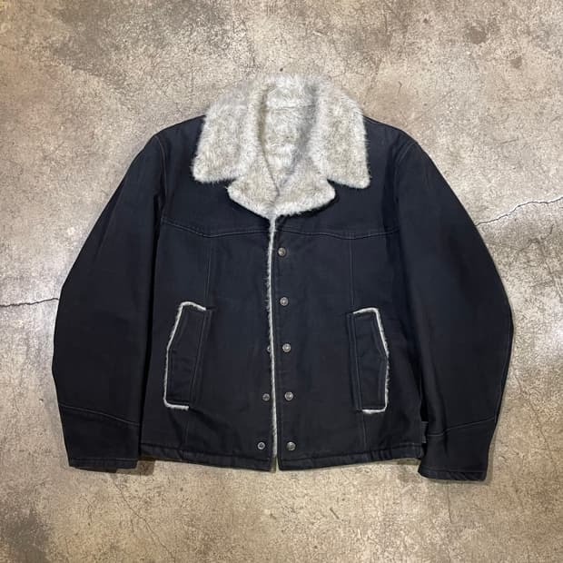80’s 맨즈비기 쉐르파 데님 자켓 (B5104)